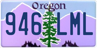 OR license plate 946LML