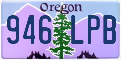 OR license plate 946LPB