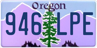 OR license plate 946LPE