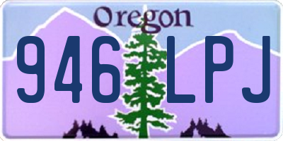OR license plate 946LPJ