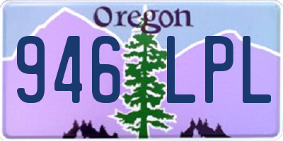 OR license plate 946LPL