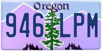 OR license plate 946LPM