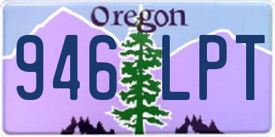 OR license plate 946LPT