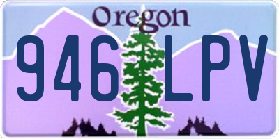 OR license plate 946LPV