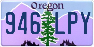OR license plate 946LPY