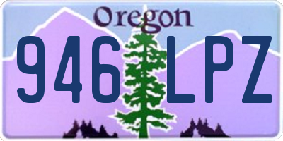 OR license plate 946LPZ