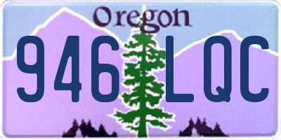 OR license plate 946LQC