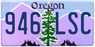 OR license plate 946LSC