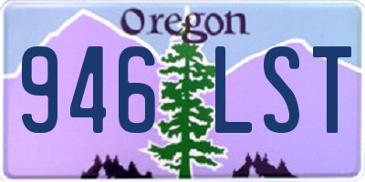 OR license plate 946LST