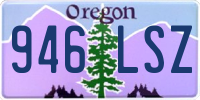OR license plate 946LSZ