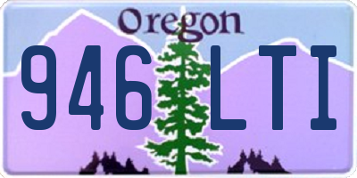 OR license plate 946LTI