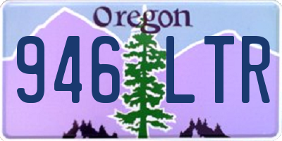 OR license plate 946LTR
