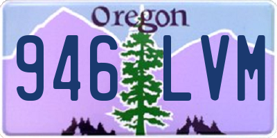 OR license plate 946LVM