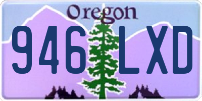 OR license plate 946LXD