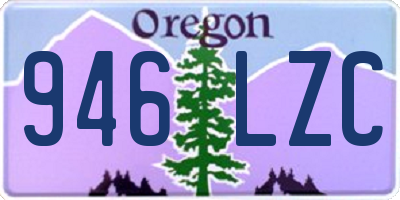 OR license plate 946LZC