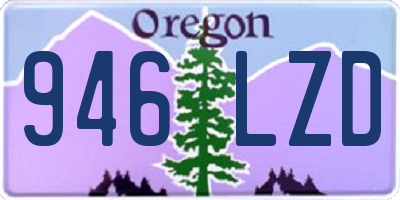 OR license plate 946LZD