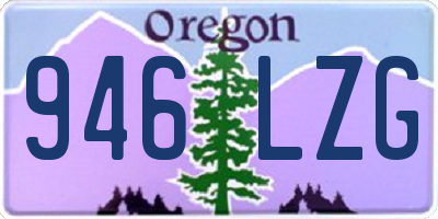 OR license plate 946LZG