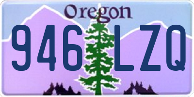 OR license plate 946LZQ