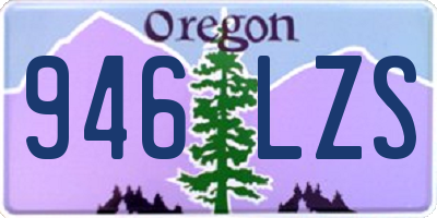 OR license plate 946LZS