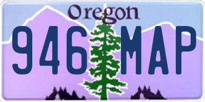 OR license plate 946MAP
