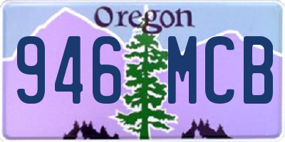 OR license plate 946MCB