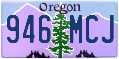OR license plate 946MCJ