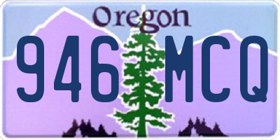 OR license plate 946MCQ