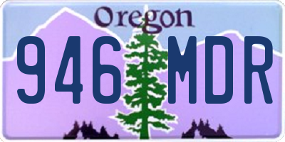 OR license plate 946MDR