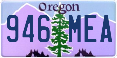 OR license plate 946MEA