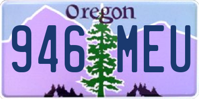 OR license plate 946MEU