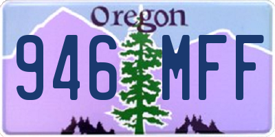OR license plate 946MFF