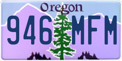 OR license plate 946MFM