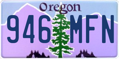 OR license plate 946MFN