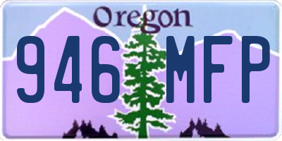 OR license plate 946MFP