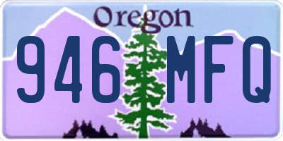 OR license plate 946MFQ