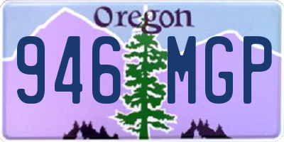 OR license plate 946MGP