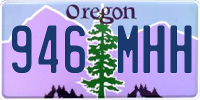 OR license plate 946MHH