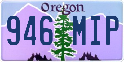 OR license plate 946MIP