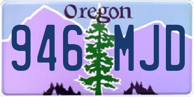 OR license plate 946MJD