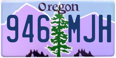 OR license plate 946MJH
