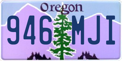 OR license plate 946MJI