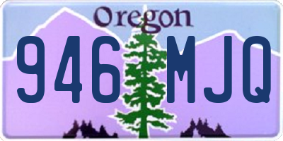 OR license plate 946MJQ
