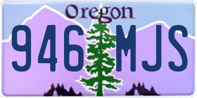 OR license plate 946MJS