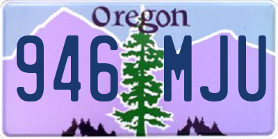 OR license plate 946MJU