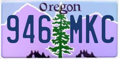 OR license plate 946MKC