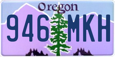 OR license plate 946MKH