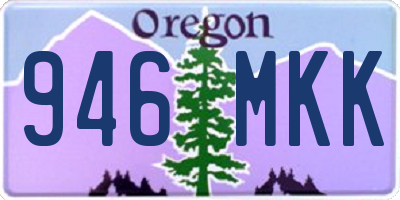 OR license plate 946MKK