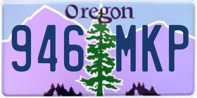 OR license plate 946MKP