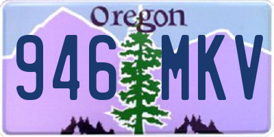 OR license plate 946MKV