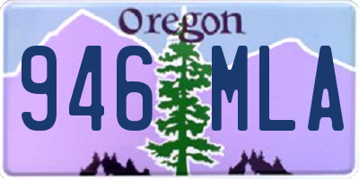 OR license plate 946MLA